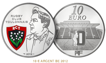 10 euros 2012 Rugby Club Toulonnais BE