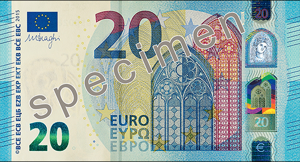 Nouveau billet 20 euros