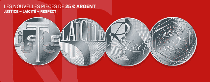 Monnaies Valeur de la République Argent et Or 2013